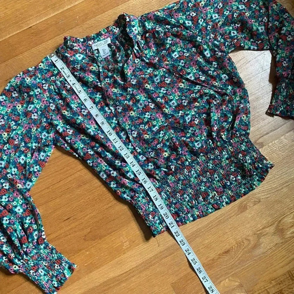 Rachel Zoe Floral Cottage core Blouse - Picture 14 of 15